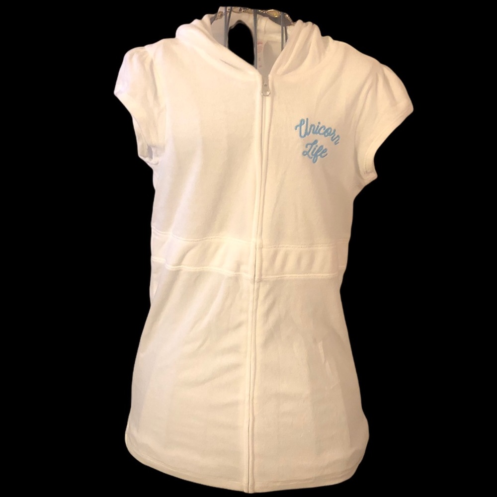 Justice Girls Unicorn Life Swim/Bath Hooded Cover-Up